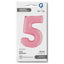 Balon Folie Cifra 5 Pastel Pink 36cm