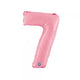 Balon Folie Cifra 7 Pastel Pink 36cm