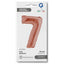Number 7 Rose Gold Foil Balloon 36cm