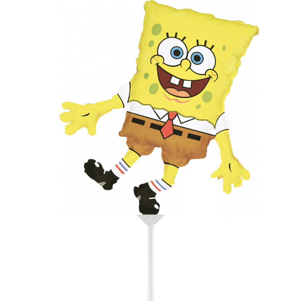 Balon Folie Mini Figurina Sponge Bob 35cm (Aer) AMS 93989 02
