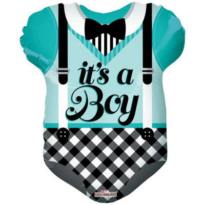 Foil Balloon 50cm Baby Boy Body 15104