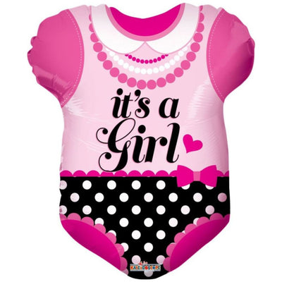 Foil balloon 50cm Baby Girl Body 15105