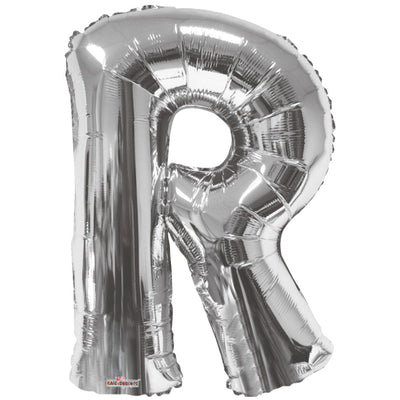 Balon folie litera R argintiu 15247-34
