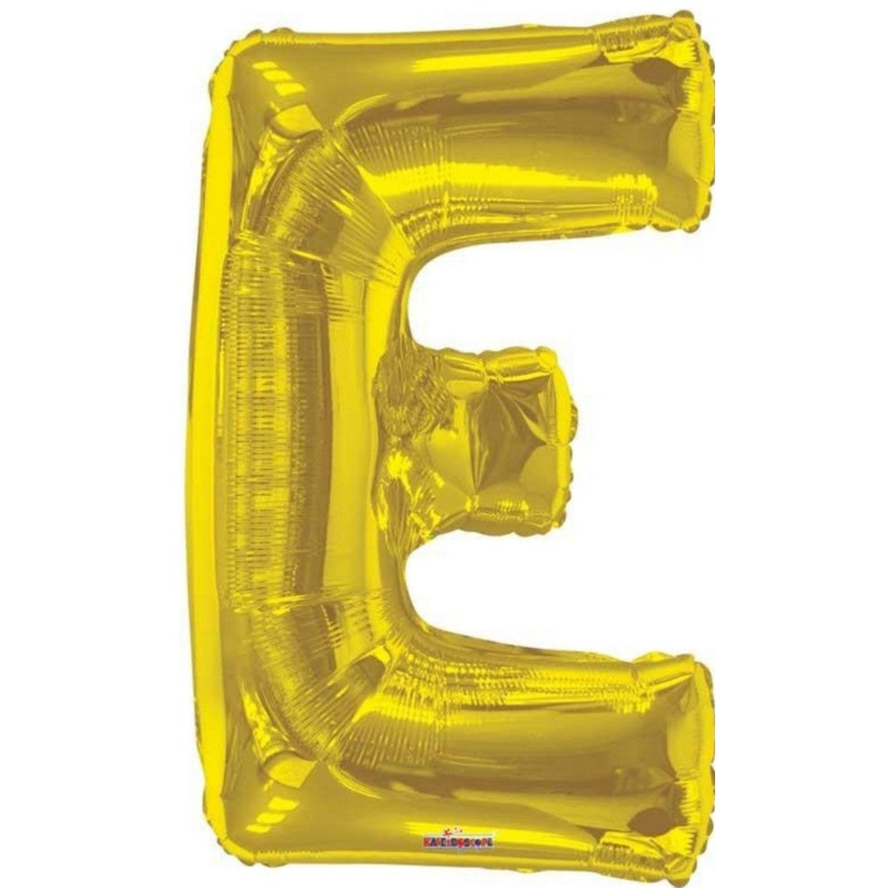 Balon folie litera E auriu 15264-34