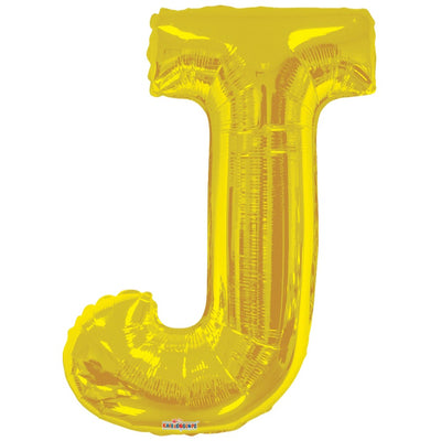 Balon folie litera J auriu 15269-34