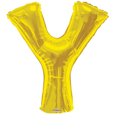 Balon folie litera Y auriu 15284-34