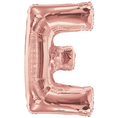 Balon folie litera E Rose-Gold 15614-34
