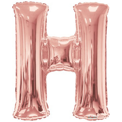 Balon folie litera H Rose-Gold 15617-34
