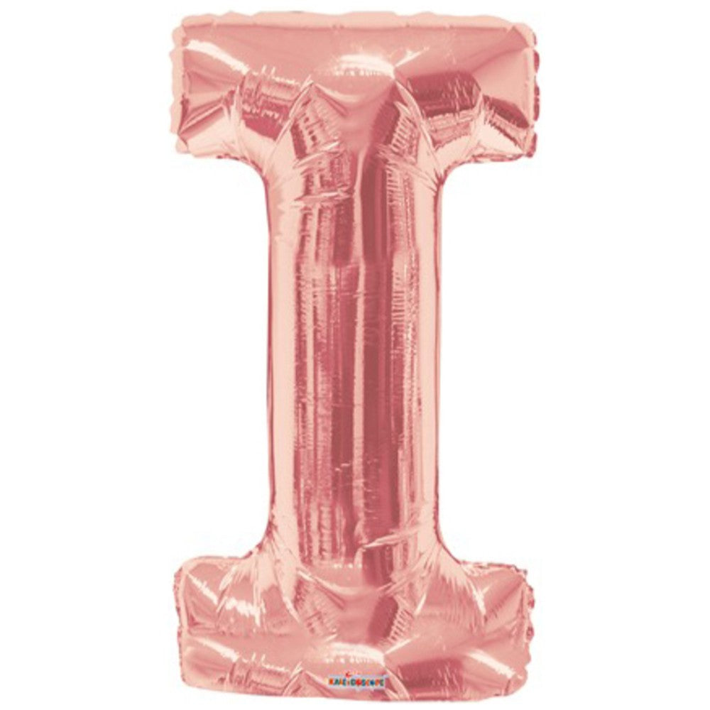 Balon folie litera I Rose-Gold 15618-34