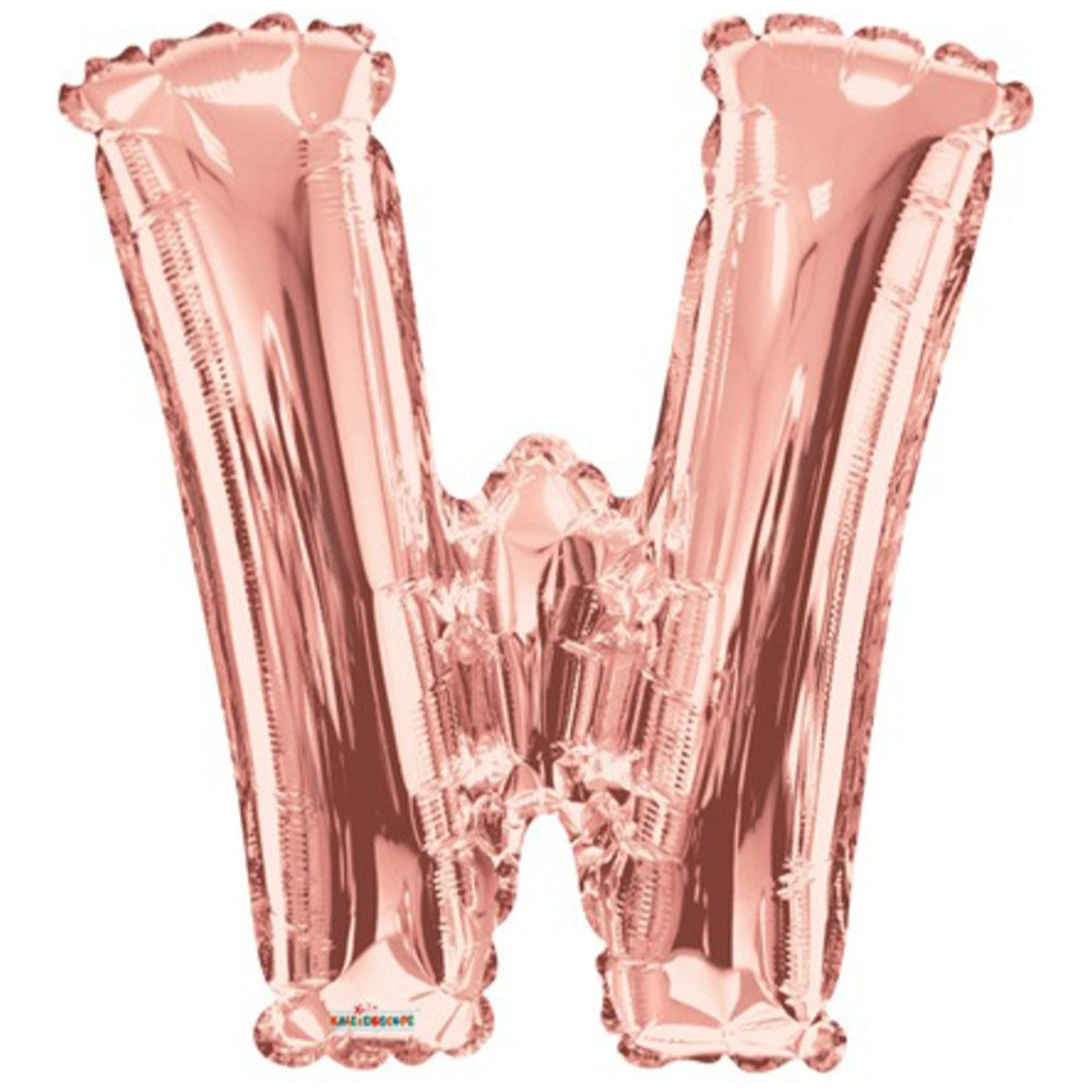 Balon folie litera W Rose-Gold 15632-34