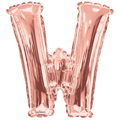 Balon folie litera W Rose-Gold 15632-34
