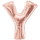 Foil Balloon Letter Y Rose-Gold 15634-34