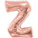 Foil Balloon Letter Z Rose-Gold 15635-34