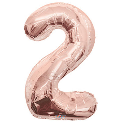 Balon folie cifra 2 rose gold 15642-34