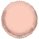 Foil balloon 45 cm round rose-gold