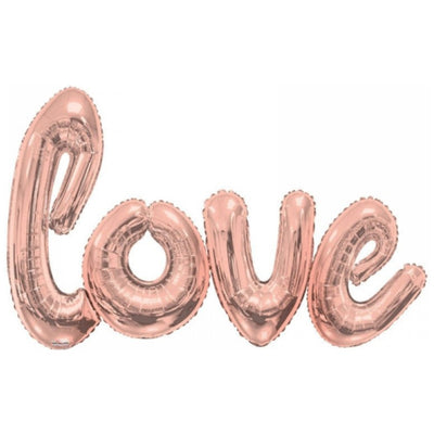 Balon folie LOVErose-gold 140 x 240cm