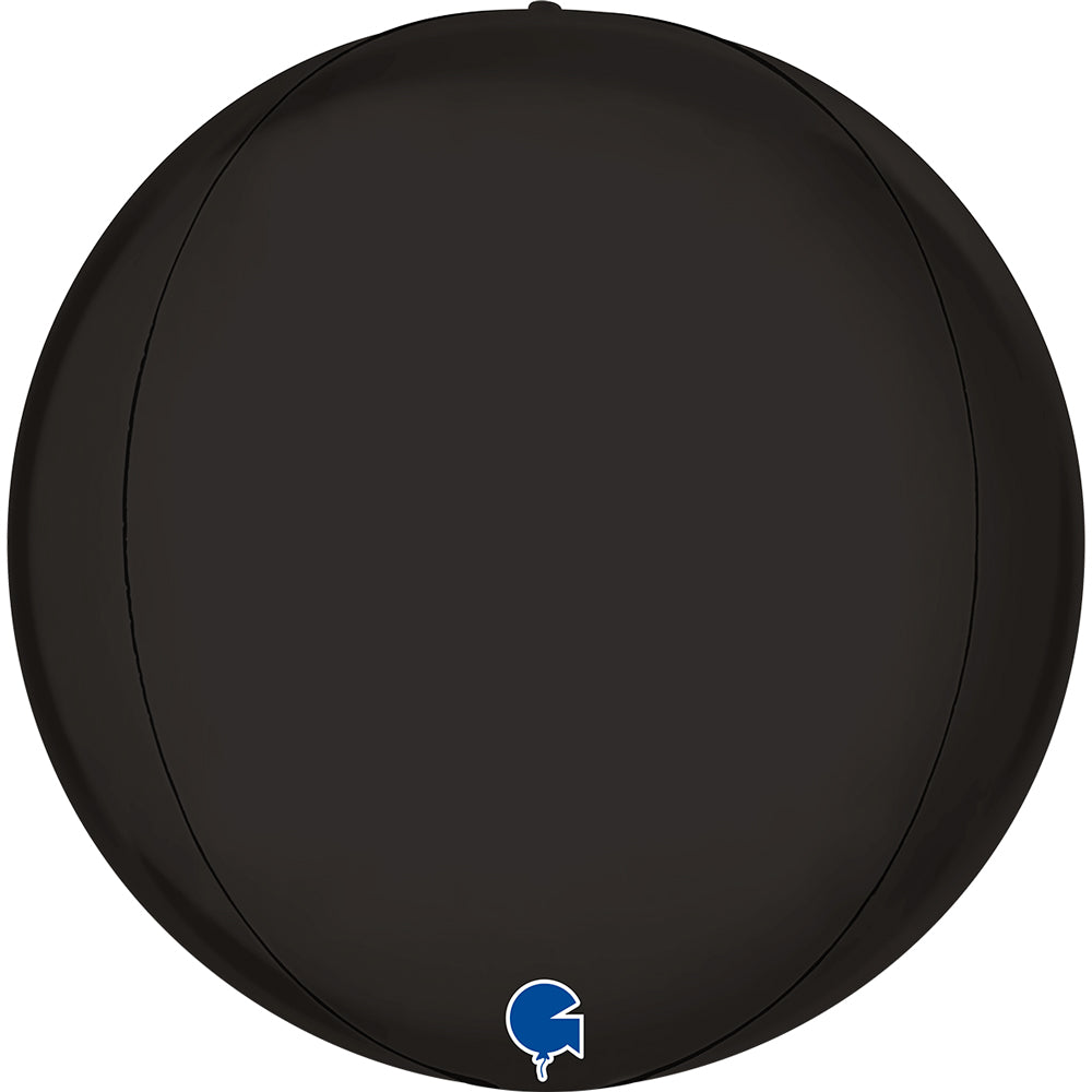 Balon Folie Sfera 4D Negru 38cm