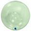Foil Balloon Sphere 4D Green Transparent 38cm Grabo