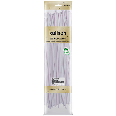 SET 50 Latex modeling balloons Macaron Pale Lilac Nozzle Up 152 x 2.5 cm 160M 3011