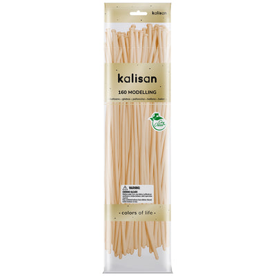 SET 50 Modeling Latex Balloons Macaron Pale Salmon Nozzle Up 152 x 2.5 cm 160M 3012