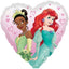 Foil Balloon Princess Dream Big Heart 43cm ANAGRAM 3426701