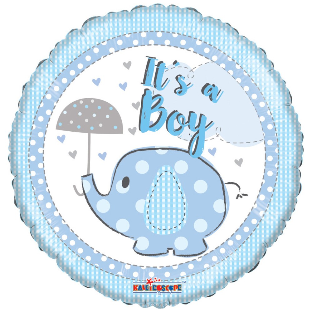 Set 19 baloane cu heliu Baby Boy nou nascut baietel Balloons Shop 202201