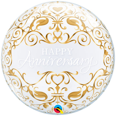 Deco Bubble Aniversare 22inch - 55cm 16660 Qualatex