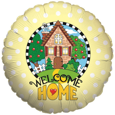 Round Welcome Home Foil Balloon 46 cm Grabo