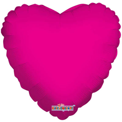 Fuchsia Heart Foil Balloon 45 cm
