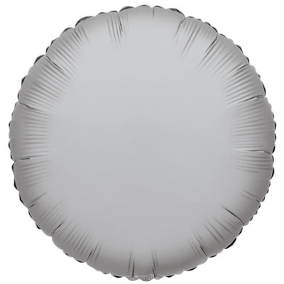 Balon folie 45 cm rotund argintiu 17420