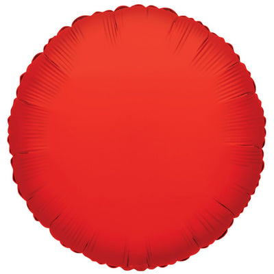 Balon folie 45 cm rotund rosu 17422