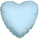 Balon Folie Inima Bleu Deschis 45cm