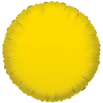 Balon folie 45 cm rotund galben 17791