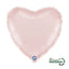 Balon Folie Inima Satin Pastel Pink 46cm