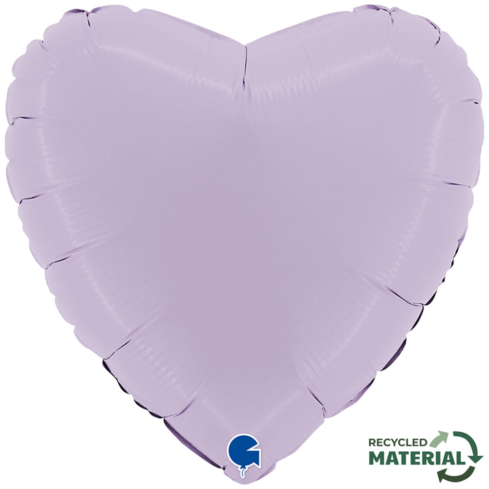 Balon Folie Inima Lilac Mat 46cm