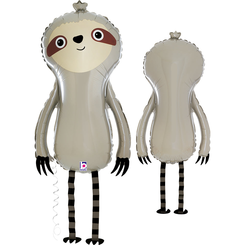 94cm Foil Balloon Petwalker Sloth