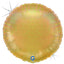 Balon Folie Rotund Auriu Holografic 46 cm Grabo
