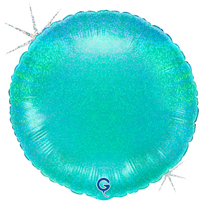 Balon Folie Rotund Tiffany Holografic 46 cm Grabo