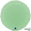 Green Matte Round Foil Balloon 46cm