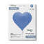Balon Folie Inima Sweetie Mat Lotus Blue 46cm