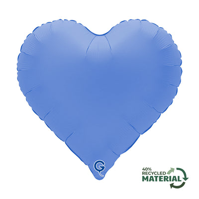 Balon Folie Inima Sweetie Mat Lotus Blue 46cm