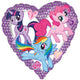 Balon Folie My Little Pony Inima 43cm AMS 24797