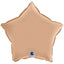 Foil Balloon Star Satin Nude 46 cm Grabo