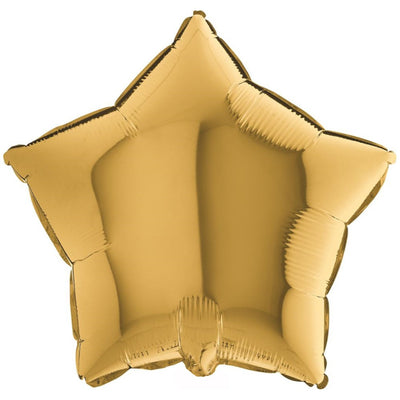 Foil Balloon Star Gold 46cm Grabo