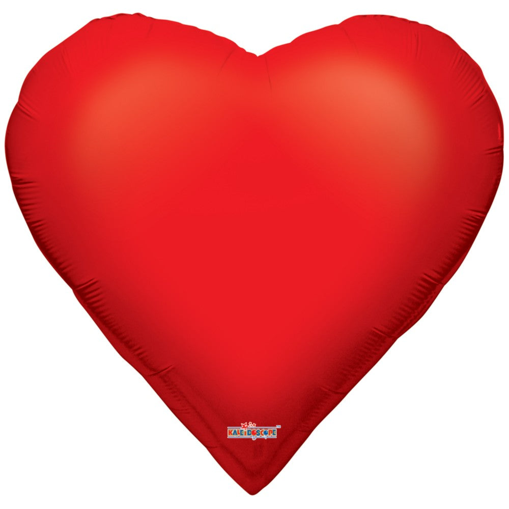 Foil Balloon Red Heart Poker Figurine 70cm