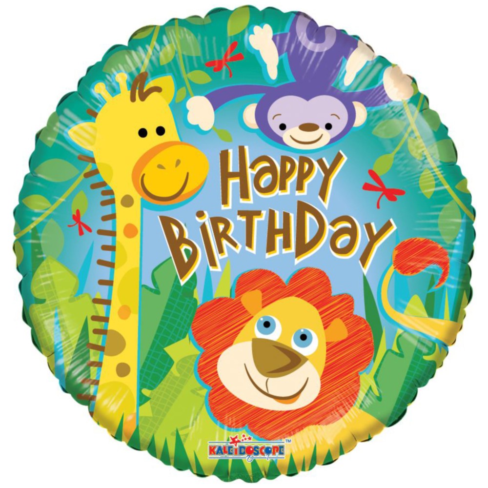 Set of 15 Jungle Themed Helium Balloons Birthday Balloons Shop 2022201