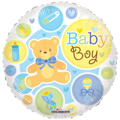 Foil Balloon Baby Boy Bear 19532