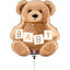 Balon Folie Mini figurina Ursulet Baby 22x25cm