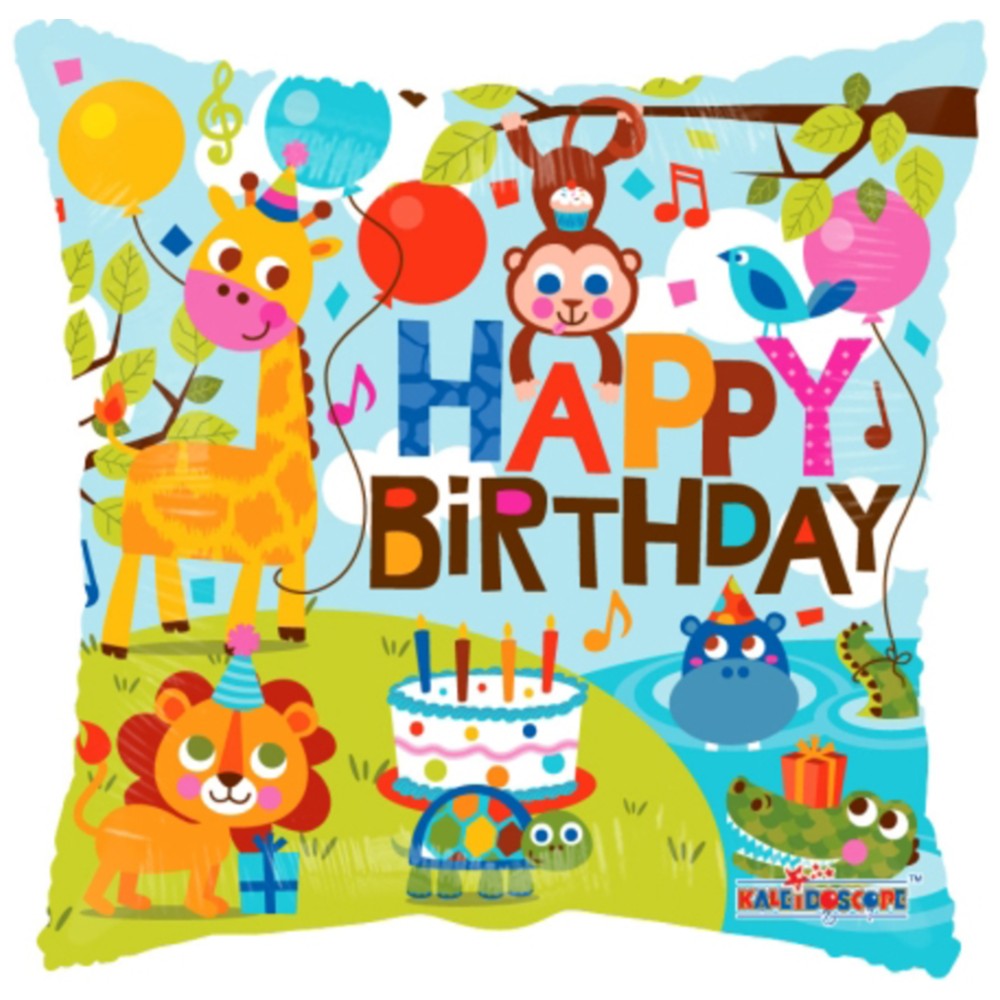 Set of 15 Jungle Themed Helium Balloons Birthday Balloons Shop 2022201