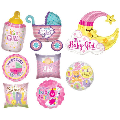 Newborn GIRL Balloons Pack - 2018105